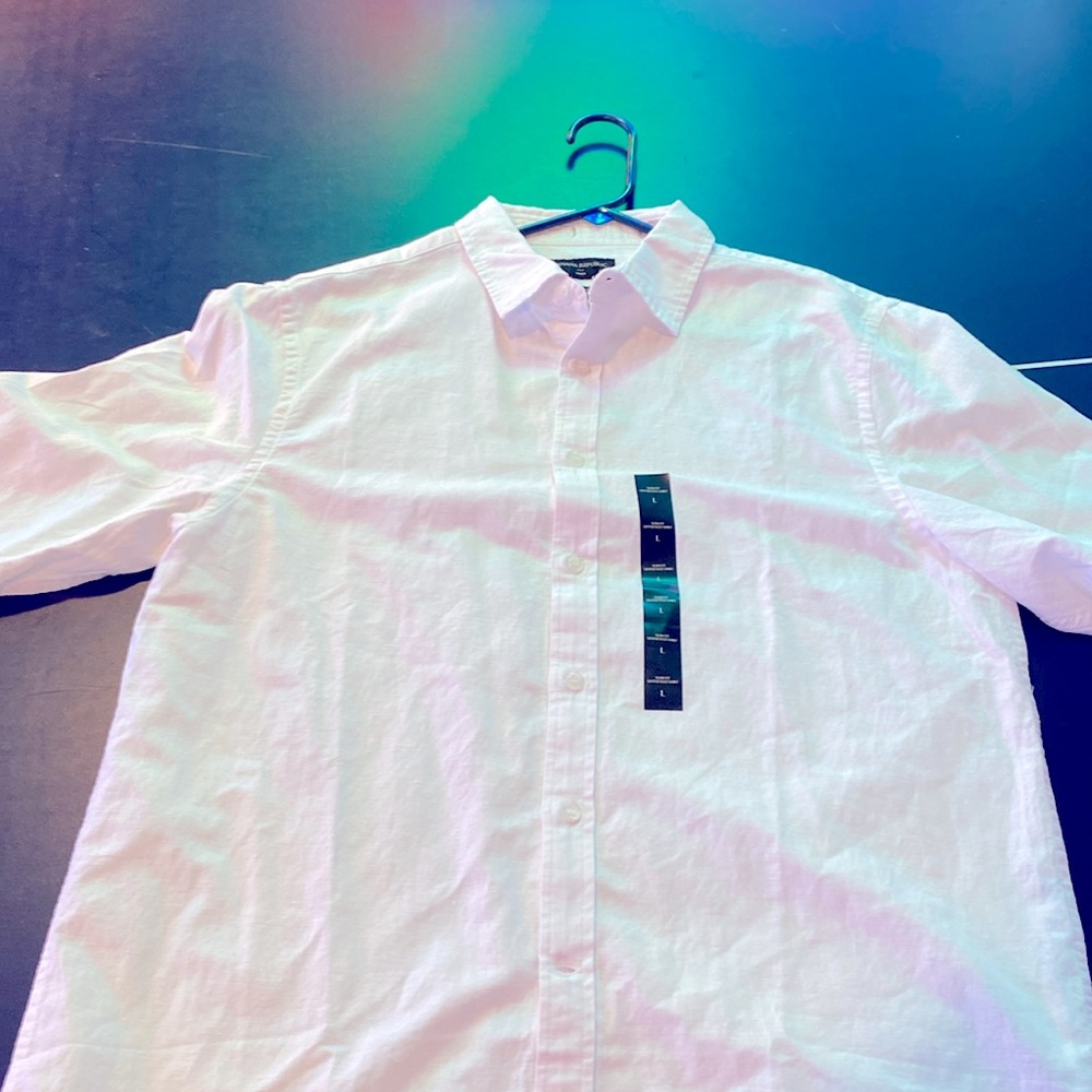 Banana Republic Factory Linen Shirt NWT (Size L)